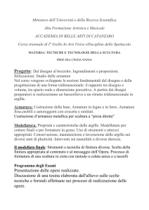 programma di tecniche e tecnologia