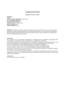 Complementi di Fisica