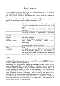 Dolore toracico