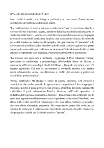 I PARERI DI ALCUNI SPECIALISTI