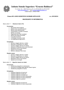 Istituto Statale Superiore “Ernesto Balducci” Via Aretina, 78/a