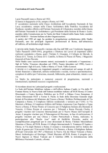 Curriculum di Lucio Passarelli