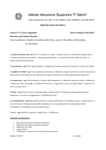 Istituto Istruzione Superiore “F.Selmi” Viale Leonardo Da Vinci, 300