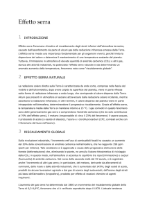 01.Effetto serra e Riscaldamento globale