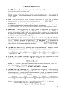 trasmissione del calore