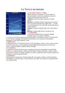 La Terra è un sistema
