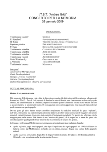 programma lezione-concerto