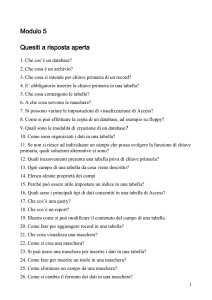 Modulo 5 - Portale di Piero Lucarelli