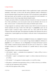 La logica booleana