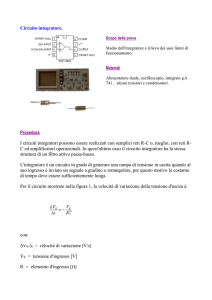 A.O. circuito integratore