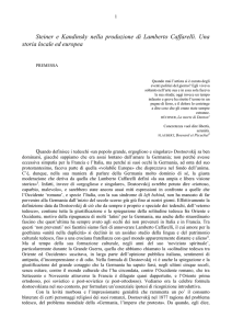 Steiner e Kandinsky in Caffarelli [abbozzo]