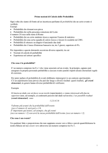 Probabilità - Studenti.it