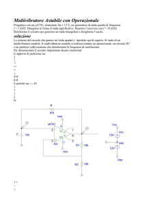 Multivibratore Astabile con Operazionale