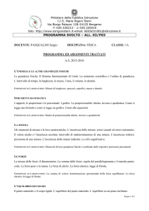 1A-fisica-pasqualini - I.I.S. Mario Rigoni Stern