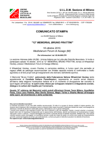 comunicato stampa
