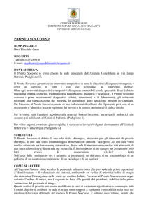 pronto soccorso - Portale dell`Ambito di Bergamo