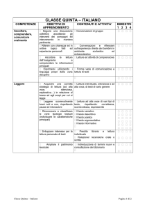 Italiano_quinta - Educare ad essere