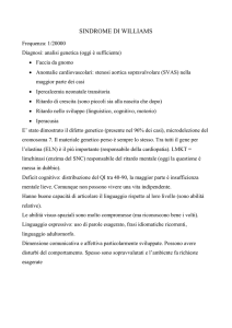 SINDROME DI WILLIAMS