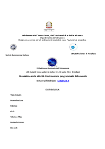 Modulo scuole