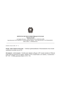 Verificare sperimentalmente il funzionamento di un