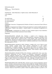 Programma di Ricerca Operativa
