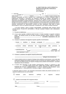 domanda - AUSL di Bologna