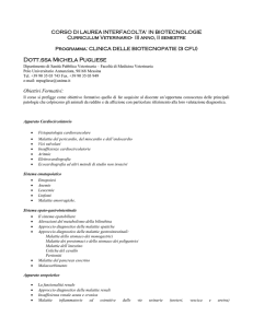 clinica delle biotec.. - Facoltà di Medicina e Chirurgia di Messina