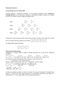 Matematica Discreta I - Matematica e Informatica