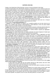 CARTESIO (1596-1650) Cartesio, nome italianizzato di Renè