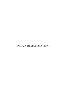 prova di matematica