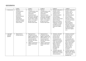 GEOGRAFIA CLASSE I CLASSE II CLASSE III CLASSE IV CLASSE