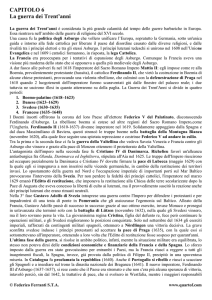 La guerra dei Trent`anni