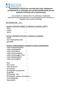 Questionario SICOA per raccolta dati sulla valutazione