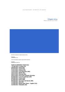 Giugno 2014 Maker Musik Cast Artist Maker Musik in collaborazione