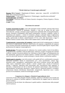 S. CANEPARI - METODI CHIMICI PER L`ANALISI AMBIENTALE