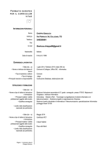 Curriculum Chieppa