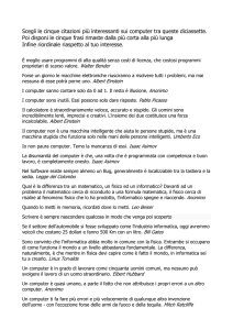 Scegli le cinque citazioni più interessanti sui