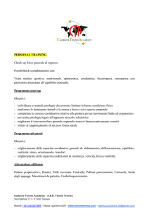 Personal Training - carbone tennis academy