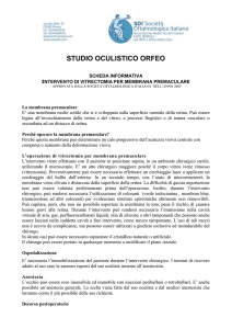 pucker maculare - Studio Oculistico Orfeo