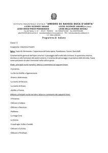 Italiano - Liceo Duca D`Aosta