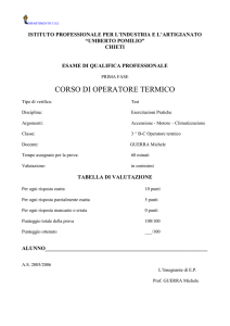 test accensione motoristica climatizzazione