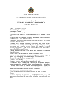 Geografia con elementi di Cartografia con Lab.