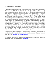 La numerologia babilonese