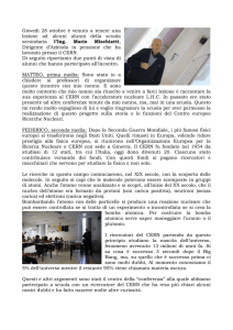 Nella scorsa settimana è venuto a fare una lezione ad alcuni alunni