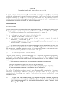 Costruzioni predicative con predicati non verbali