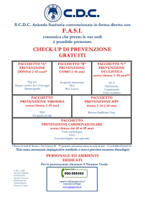 Il C.D.C. Azienda Sanitaria convenzionata in forma diretta con