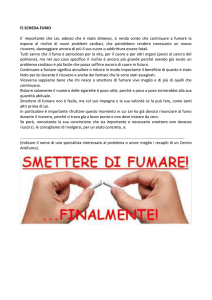Scheda fumo