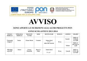 avviso - CD Giovanni Paolo II Gravina di Catania