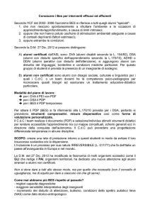 Conoscere i Bes per interventi efficaci ed efficienti Secondo l`ICF del
