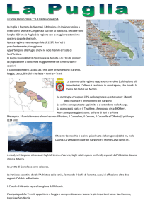 di Gioele Fantato classe 1°B di Castelveccana (VA La Puglia è